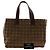 Tote in nylon Chanel Brown New Travel Line Marrone Cachi - vista 26