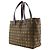 Tote in nylon Chanel Brown New Travel Line Marrone Cachi - vista 3