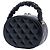 Clutch Chanel Black CC Quilted Lambskin Oval Top Handle Negro - vista 2