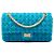Chanel Blue Quilted Tweed Reissue 2.55 Double Flap 225