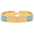 Hermès Blue Narrow Enamel Clic H Bracelet PM  - view 3
