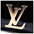 Louis Vuitton Black Vernis Louise Sliding Chain MM Nero - vista 5