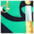 Sciarpa in seta Hermès Green Eperon d Or 90 Verde  - vista 4