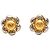 Orecchini Chanel Gold CC Bicolor Brass Flower Clip On