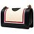 Chanel White Old Medium Multicolor Quilted Lambskin Crest Boy Flap Bianco Crudo - vista 2