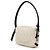 Pochette Chanel White Quilted Lambskin Cambon Ligne Bianco - vista 2