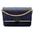Lady Coco Flap Chanel Blue CC Stitched Caviar e Suede Blu scuro