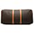 Louis Vuitton Marrone Monogram Keepall 55 - vista 3