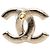 Chanel Gold CC vergoldete Strass-Ohrstecker mit Kunstperlen Golden - Ansicht 3