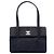 Borsa Chanel Black CC Silk Grosgrain Nero