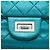 Chanel Blue Quilted Metallic Calfskin Reissue 2.55 Flap 227 Turchese - vista 5