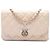Chanel Beige Round CC gesteppte Kalbsleder Wallet On Chain mit Flip Lock Verschluss