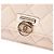Chanel Beige Round CC gesteppte Kalbsleder Wallet On Chain mit Flip Lock Verschluss - Ansicht 5