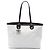 Tote Chanel White Quilted Caviar Shopping Fever Bianco