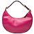Fendi Borsa Hobo Fendigraphy in pelle rosa, piccola