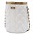 Chanel Crown Box Tasche aus weißem gestepptem Lammleder Small - Ansicht 2