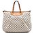Louis Vuitton White Damier Azur Siracusa GM