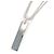 Collana Gucci Plate Double Ball Chain Argento - vista 2