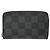 Portafoglio Zippy Damier Graphite Louis Vuitton Nero - vista 2