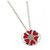 Tiffany & Co Collana Tiffany Crown of Hearts Argento Rosso