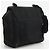 Borsa a tracolla Prada in raso nero con logo e frange - vista 3