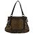 Fendi Zucca Leopard Tote Bag Braun