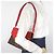 Borsa a Spalla Louis Vuitton Saint Michel Marrone Rosso - vista 18