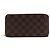 Louis Vuitton Zippy Wallet aus Damier Canvas Braun Damier ebene