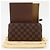 Louis Vuitton Zippy Wallet aus Damier Canvas Braun Damier ebene - Ansicht 15