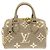 Borsa Boston Louis Vuitton Bicolor Monogram Empreinte Speedy Bandoulière Grigio Crudo