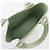 Borsa Salvatore Ferragamo Gancini Verde - vista 6