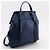 Zaino Bottega Veneta Intrecciato Blu - vista 3