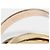 Cartier Trinity 5-Ring Band Ring Silber Golden - Ansicht 5