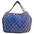 Bolso Tote Chanel Large Coco Matelassé Azul - vista 2