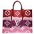 Borsa Louis Vuitton LV Escale OnTheGo GM Rosso