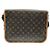 Borsa a Spalla Louis Vuitton Monogram Messenger GM M40105 Marrone - vista 2