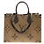 Borsa Louis Vuitton Monogram Giant OnTheGo MM Marrone - vista 2