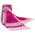 Hermès Foulard in seta Twilly Hermes Rosa  - vista 1