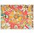 Carré Hermès Kachina di Kermit Oliver 90 cm Seta Arancione Marrone Rosa Bianco Rosso Blu Verde Giallo - vista 2