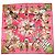 Carré Hermès Kachina di Kermit Oliver in seta 90cm Rosa Multicolore