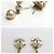 Orecchini Chanel Coco Mark Swing in perle sintetiche Bianco D'oro - vista 4