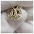 Orecchini Chanel Coco Mark Swing in perle sintetiche Bianco D'oro - vista 7