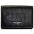 Saint Laurent Leder-Bifold-Geldbörse Schwarz