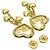 Orecchini a lobo Happy Diamonds in oro giallo 18K Chopard - vista 2