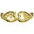 Orecchini a lobo Happy Diamonds in oro giallo 18K Chopard - vista 3