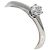 Tiffany & Co. Solitärring aus Platin