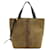 NEUF VINTAGE SAC A MAIN YVES SAINT LAURENT CABAS POULAIN BANDOULIERE BAG Marron  - vue 1