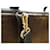 NEUF VINTAGE SAC A MAIN YVES SAINT LAURENT CABAS POULAIN BANDOULIERE BAG Marron  - vue 16