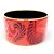 Autre Marque NEUF BRACELET MICHAELA FREY FREYWILLE CERCLE DIVA SPHINX EMAIL 18CM BANGLE Rouge - vue 3