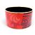 Autre Marque NEUF BRACELET MICHAELA FREY FREYWILLE CERCLE DIVA SPHINX EMAIL 18CM BANGLE Rouge - vue 4